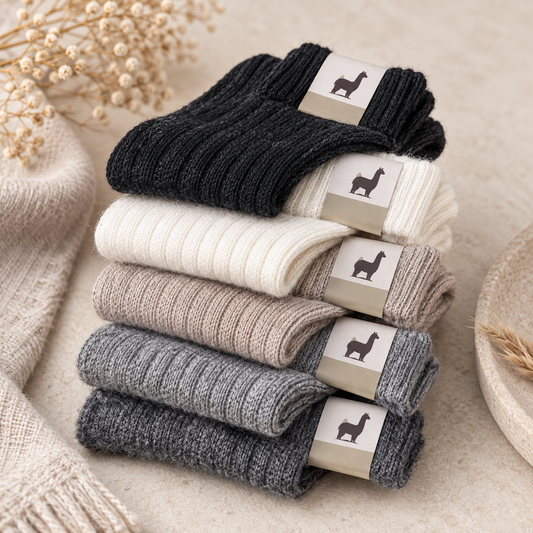 alpaca wool socks – natural warmth for cold feet
