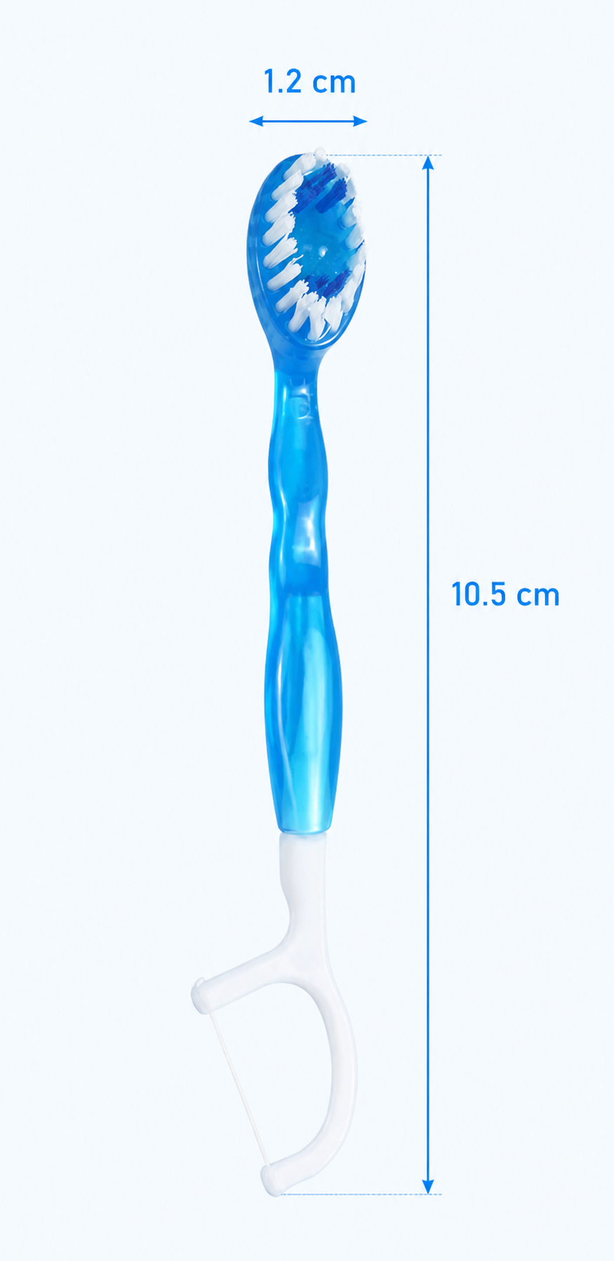 Portable Toothbrush with Toothpaste & Floss (20-pack)