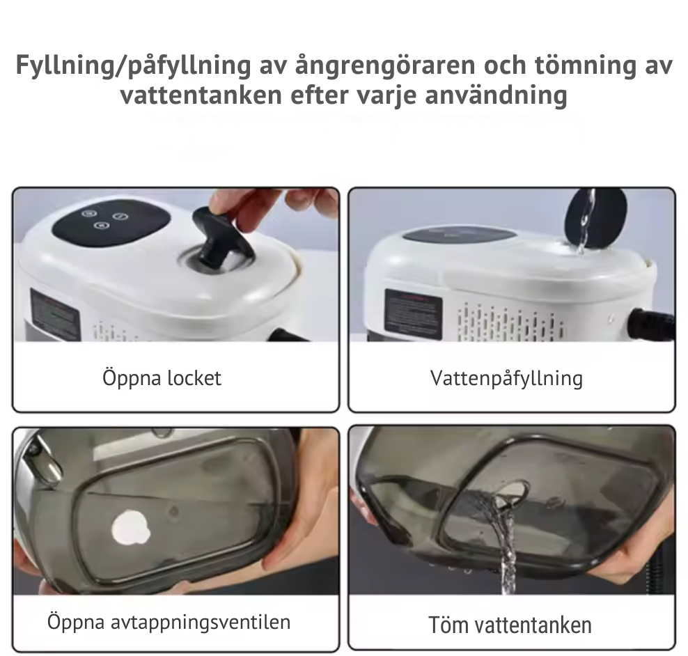 SteamMaster Pro 105°C - Steam cleaner 3 BAR