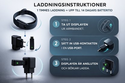 Vibrating Alarm Clock Bracelet