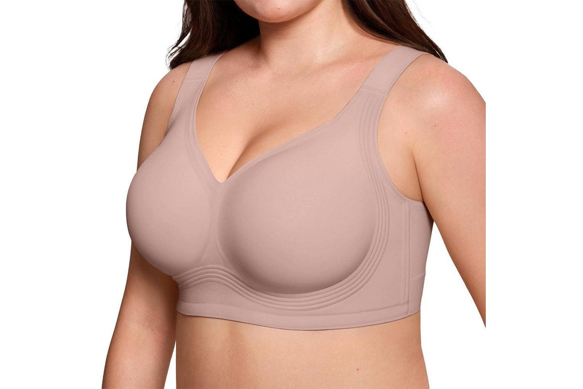 Extra Comfort - Strapless Push-Up Bra with Lift & Deep V-neckline