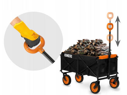 Multifunctional Collapsible Cart/Crate 100 L, weight capacity up to 90kg