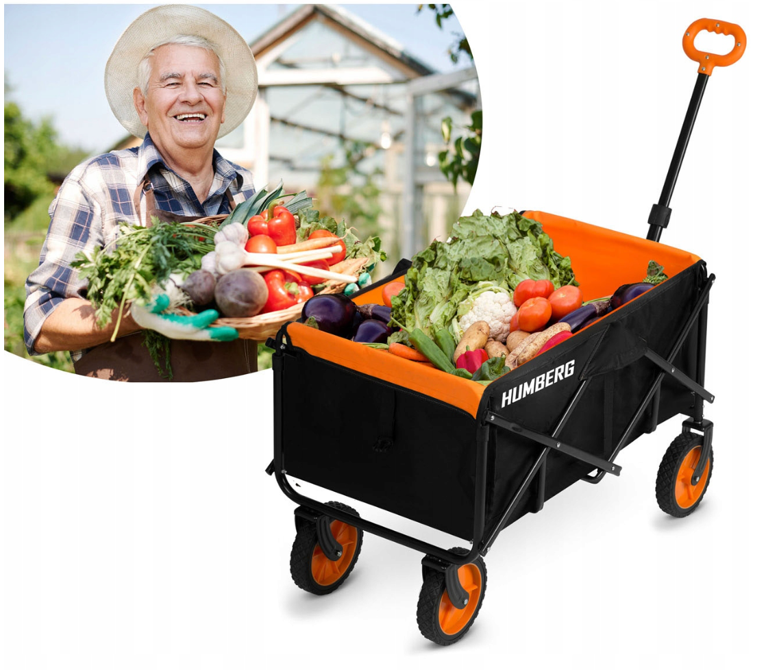 Multifunctional Collapsible Cart/Crate 100 L, weight capacity up to 90kg