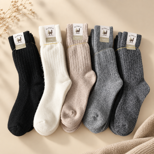 alpaca wool socks – natural warmth for cold feet
