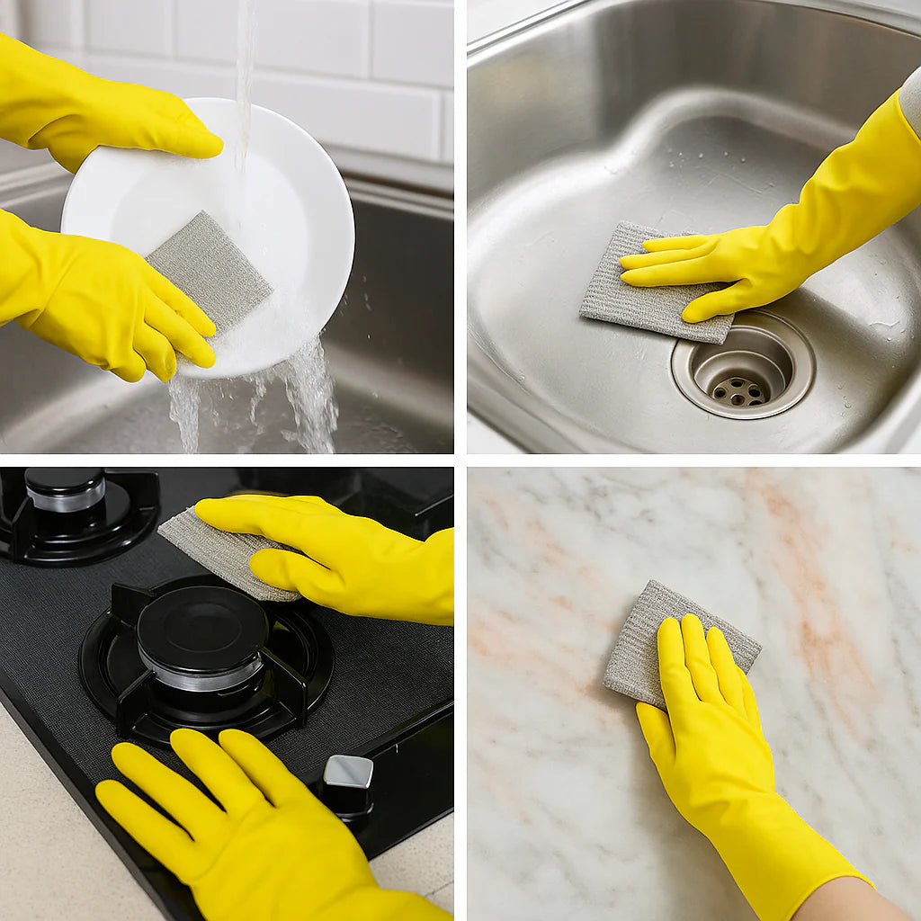 Purewipe Microfibre cloth for efficient and hygienic cleaning without chemicals