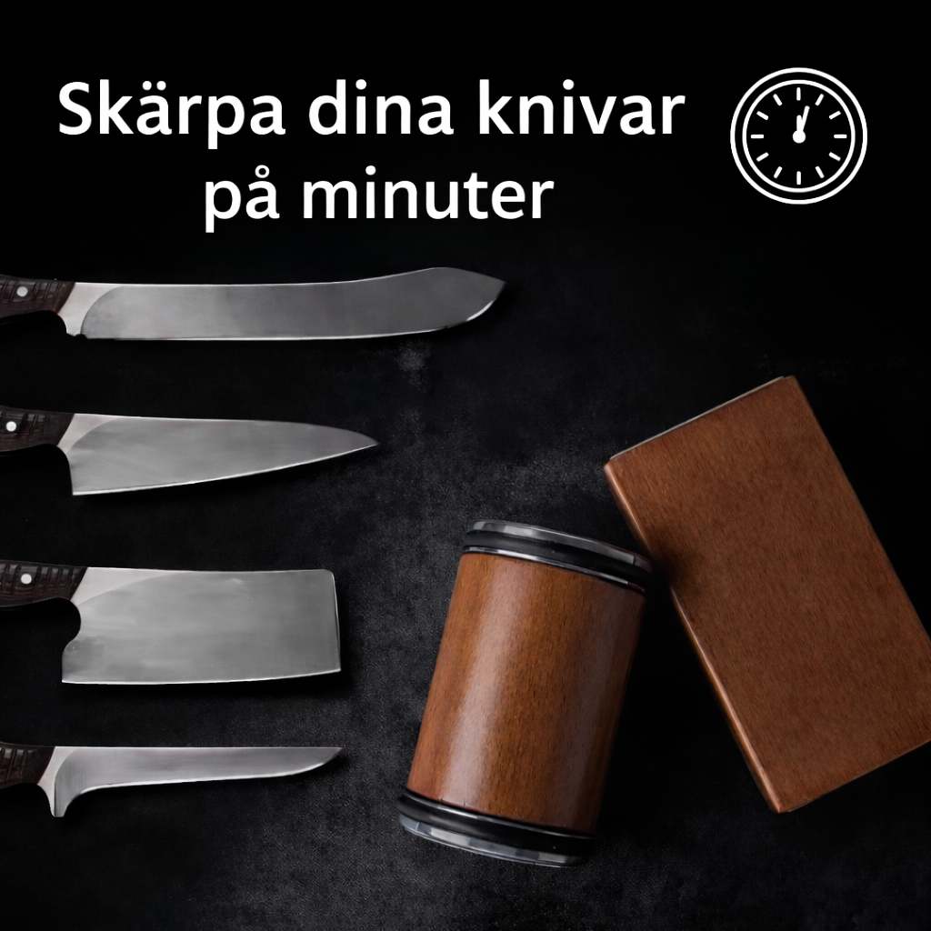 Knife sharpener with magnetic angle guide