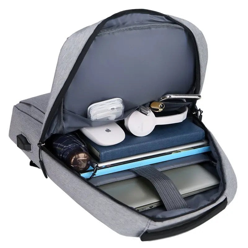 Laptop backpack with smart organization and USB port