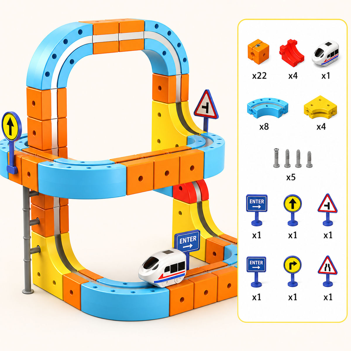 Magnetic Train Track