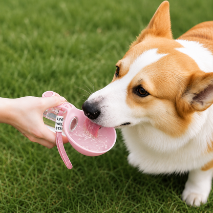2-in-1 Water Bottle for Pets