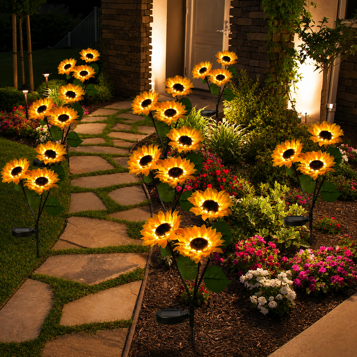 Sunflower Light – Atmospheric garden lighting with solar energy