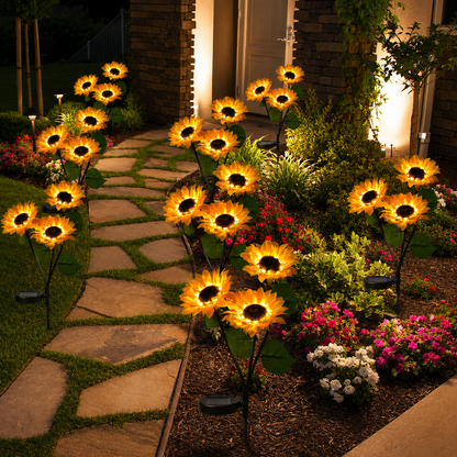Sunflower Light – Atmospheric garden lighting with solar energy