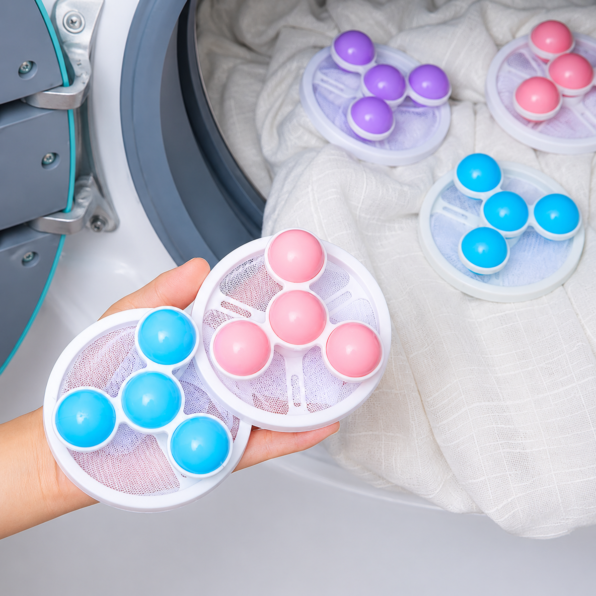 Hair filter for washing machine