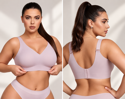 Extra Comfort - Strapless Push-Up Bra with Lift & Deep V-neckline
