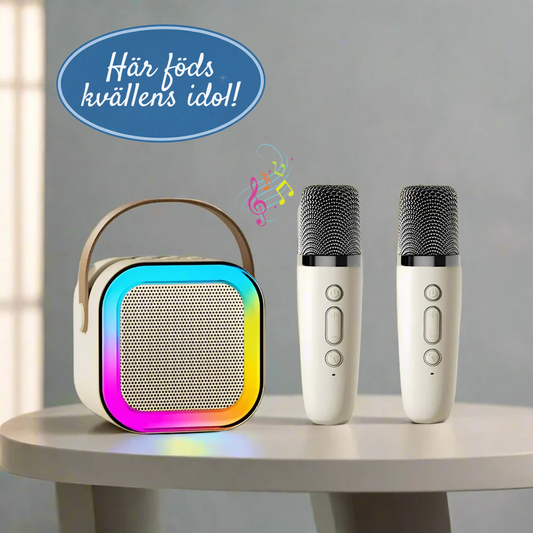 Wireless Karaoke Microphone & Speaker - For Kids and Adults