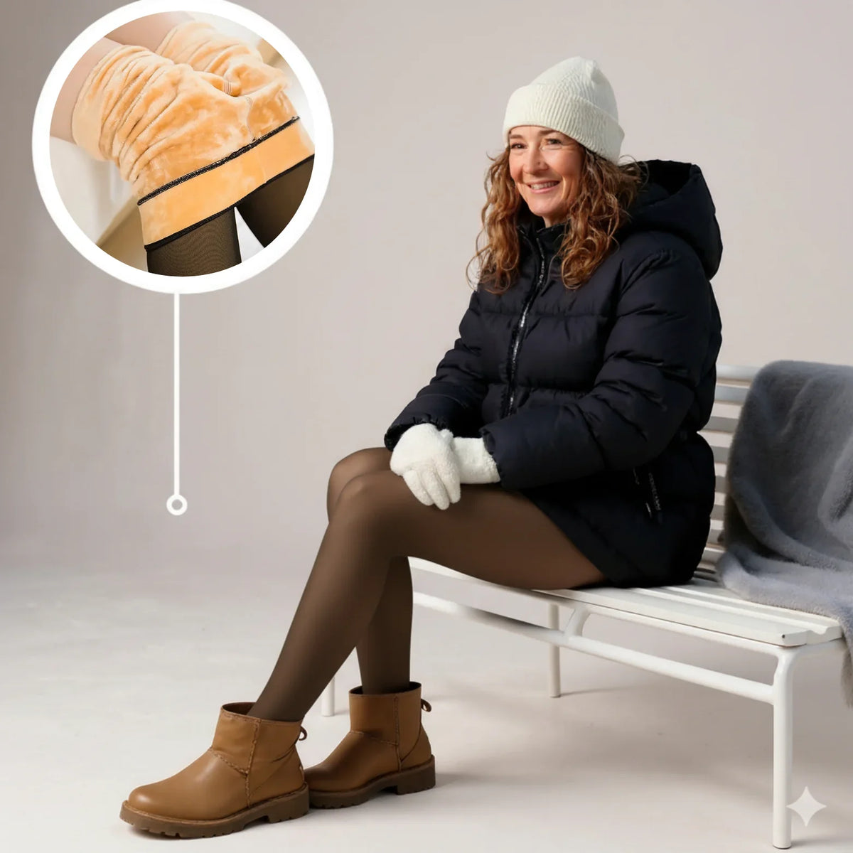 Warm tights - tights created for Swedish winter