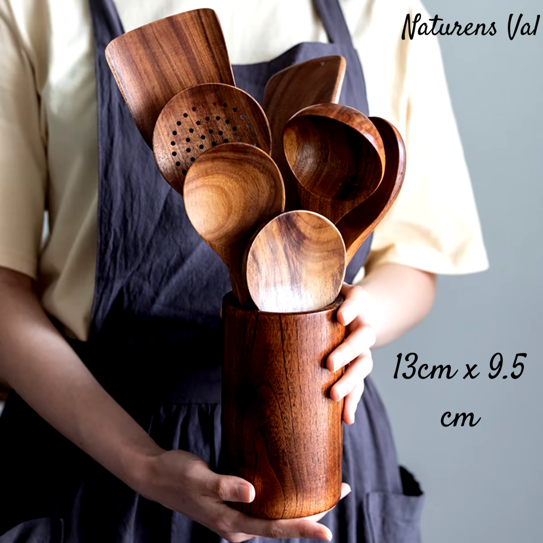 Nature's Choice™ Kitchen Utensils in Natural Wood