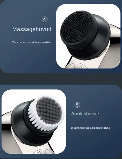 Exclusive 6-in-1 shaver - grooming kit for head and face