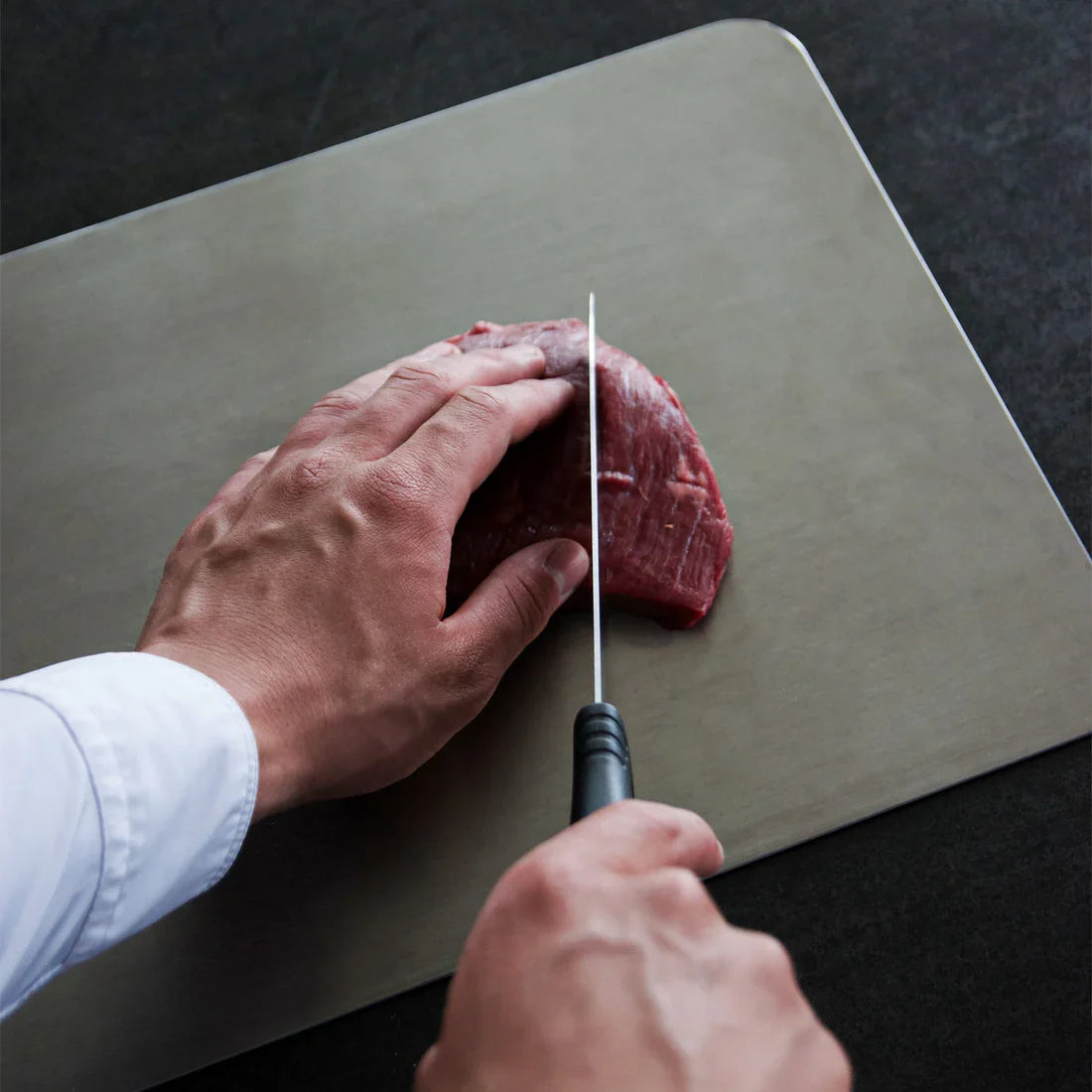 Rostfri skärbräda, hygienisk skärplatta, matlagningsyta i rostfritt stål, skärbräda i rostfritt material, hållbar köksbräda i stål, köksbräda i rostfritt stål, slitstark skärbräda i stål, ergonomisk skärbräda, rostfri köksplatta, skärbräda för kök i stål, bakterieresistent skärbräda, rostfri matlagningsyta, lätt att rengöra skärbräda, non-stick skärbräda i stål, premium skärbräda i rostfritt stål...