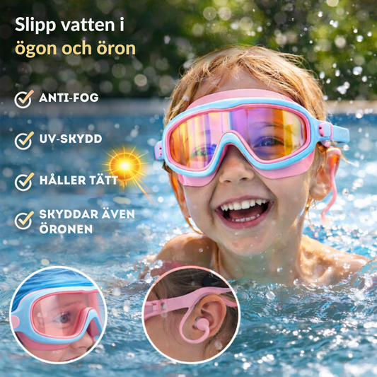 AquaGuard – swimming goggles for children with ear protection (2-14 years)