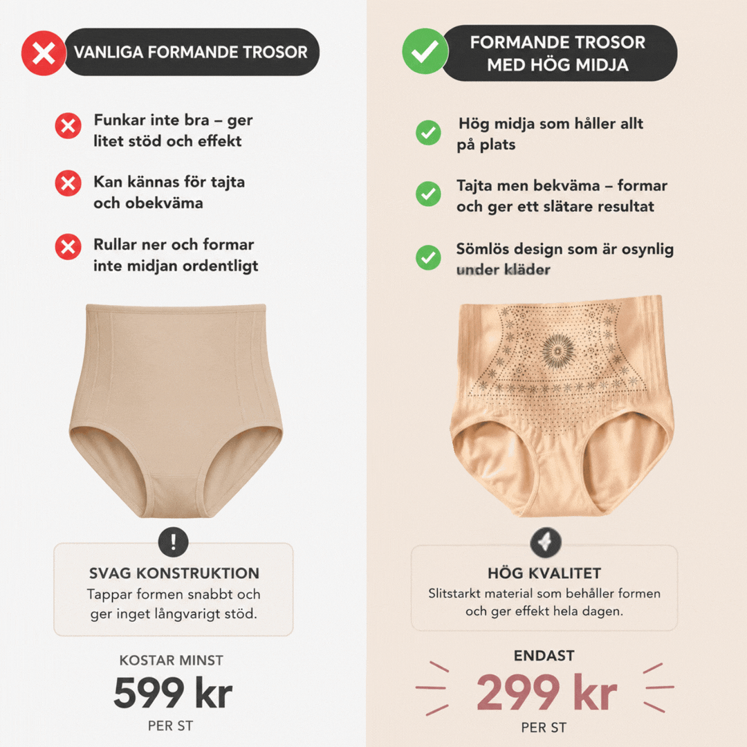 High waist shaping panties
