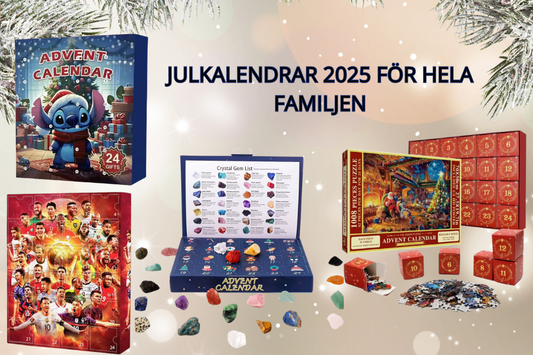 Advent calendars 2026 for the whole family - Stitch, Football, Puzzles & Crystals