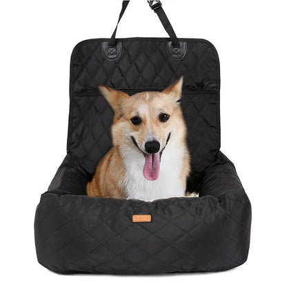 2-in-1 car seat cushion and dog bed