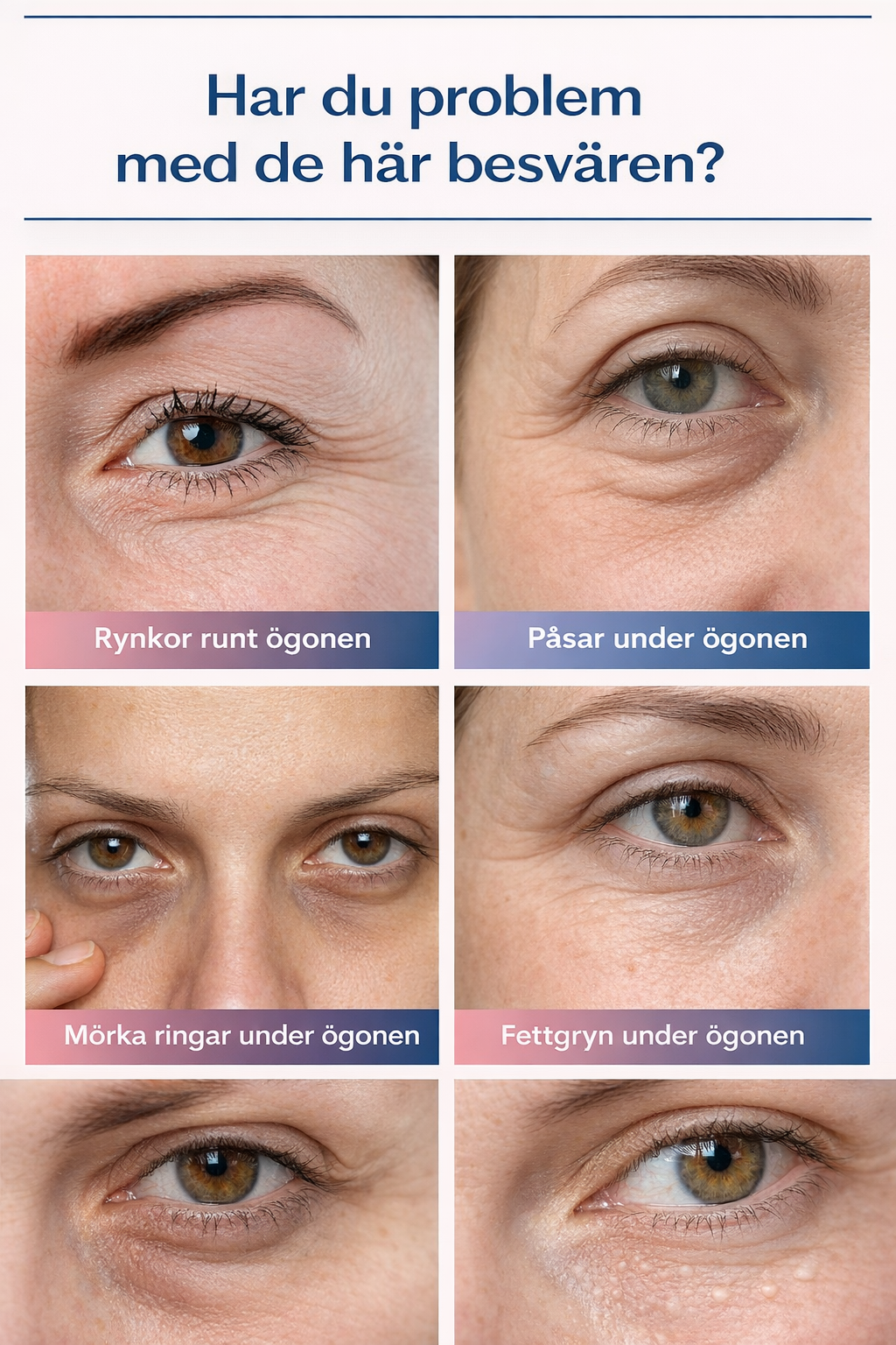 Electronic eye patches with red light and micro current - against dark circles