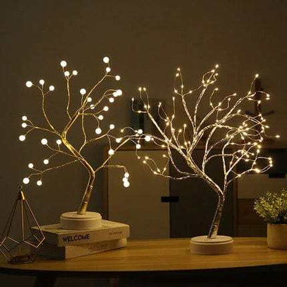 The light tree – Christmas lighting with a warm white glow