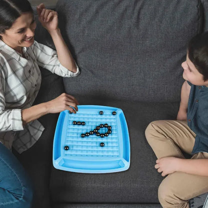Magnetic Family Game - Magnetic Balls + Challenge Wheel
