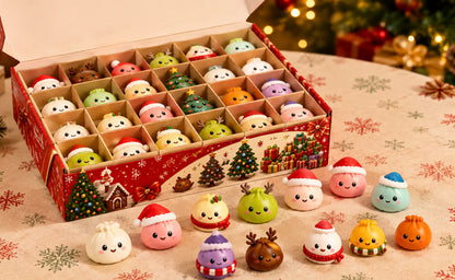Squishy Dumplings Christmas Calendar - 24 surprises